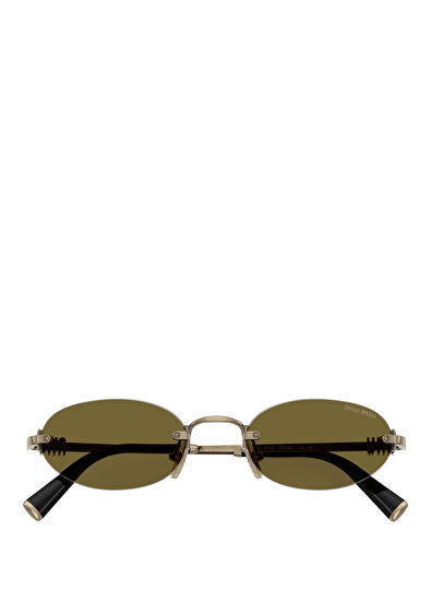 MU A54S Gold Kadın Güneş Gözlüğü - Görsel 5