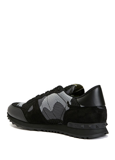 Rockrunner Siyah Erkek Deri Sneaker - Görsel 5