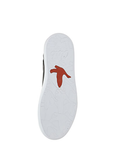 Beymen Club Black White Men's Leather Sneakers - 5