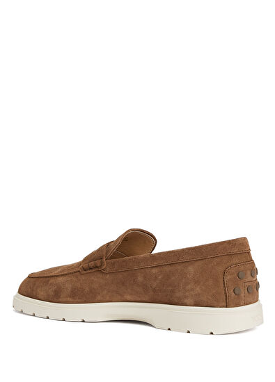 Kahverengi Erkek Süet Loafer - Görsel 4