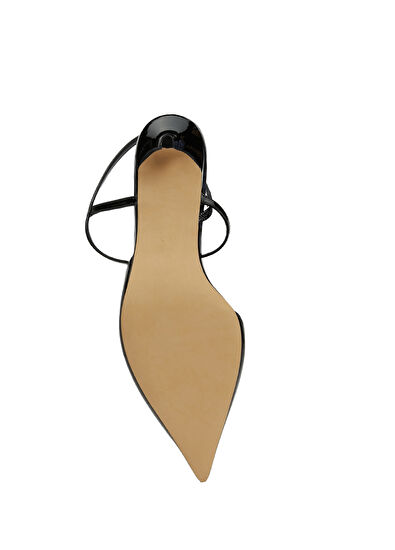 Beymen Club Siyah Deri Topuklu Ayakkabı - 5