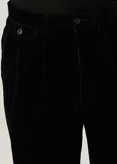 Polo Ralph Lauren Siyah Kadife Pantolon - 4