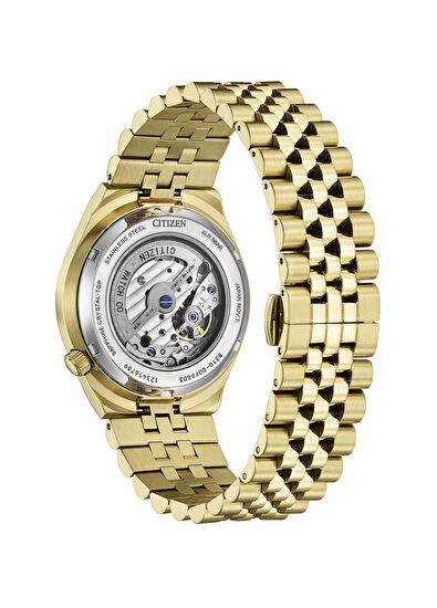 NK0023-57L Gold Metal Erkek Kol Saati - Görsel 4