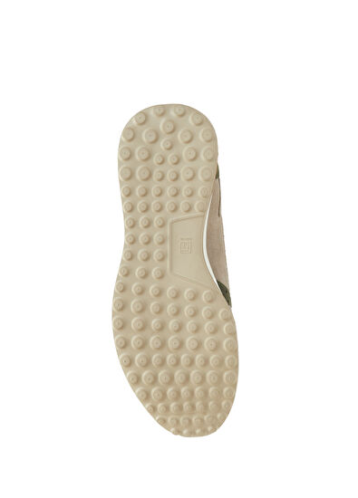 Beymen Club Grey Khaki Men's Leather Sneakers - 5