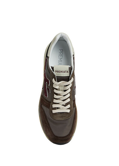 Mick Kahverengi Erkek Deri Sneaker - Görsel 6