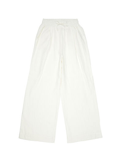 Beymen Club Kırık Beyaz Keten Pantolon - 7