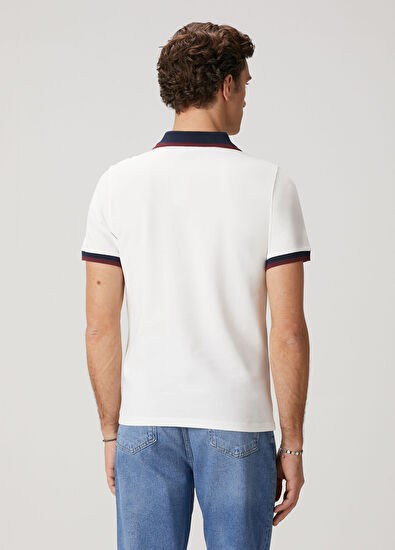 Beymen Club Slim Fit Beyaz Pike Polo T-shirt - 5