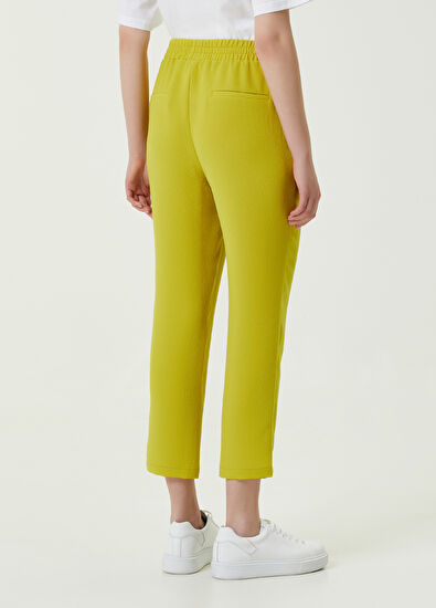 Beymen Club Yeşil Beli Lastikli Pijama Pantolon - 5