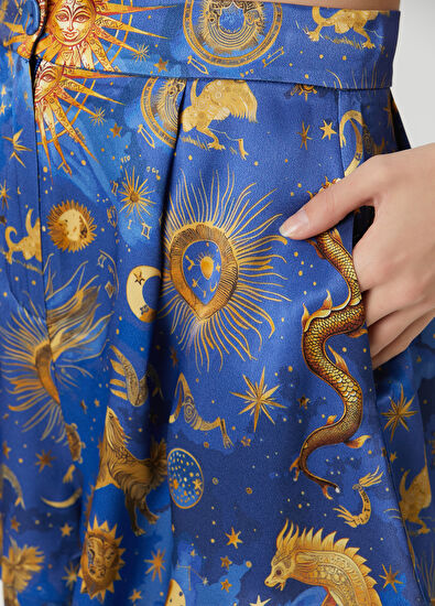 Movom Elio Blue Patterned Shorts - 5