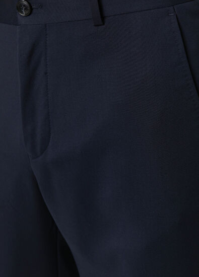 Beymen Club Navy Blue Imported Wool Suit - 10