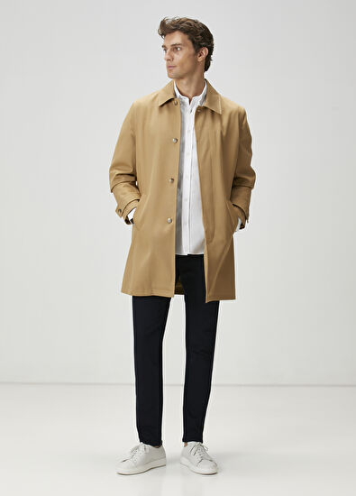 Beymen Club Camel Overcoat - 3