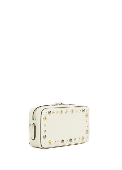 Beymen Club Women's Leather Bag With Ecru Trock - 3