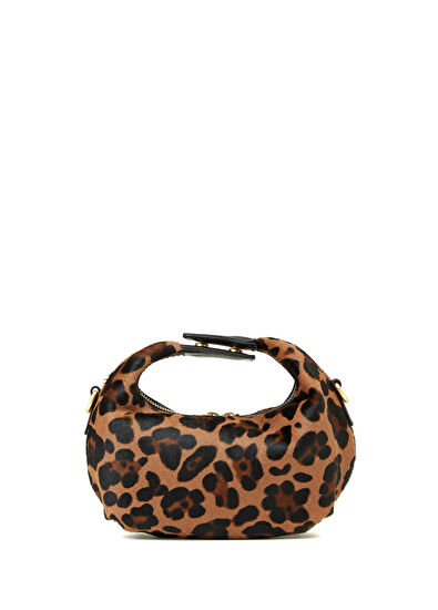 Beymen Club Leopard Printed Women's Leather Crossbody Bag - 4