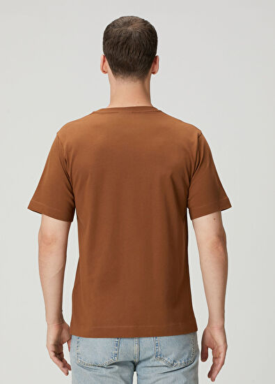 Dries Van Noten Kahverengi Basic T-shirt - 4