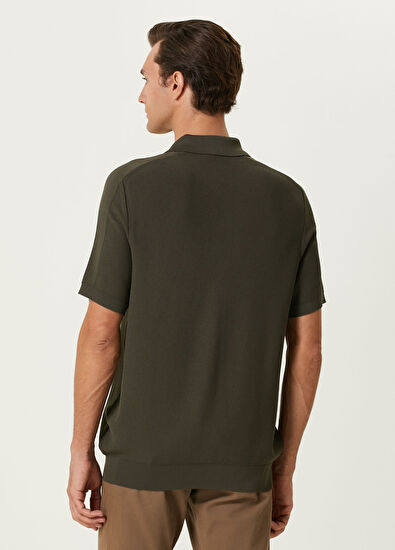 Beymen Club Khaki Polo Short Sleeve Sweater - 5