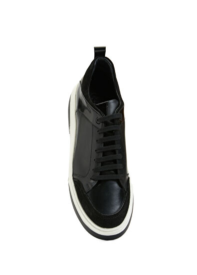 Beymen Club Black Men's Leather Sneakers - 4