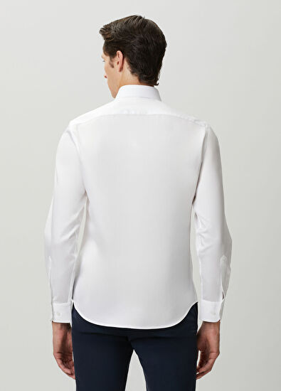 Beymen Club Slim Fit Beyaz Gömlek - 5