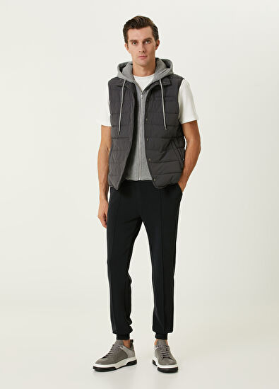 Beymen Club Anthracite Hooded Vest - 3