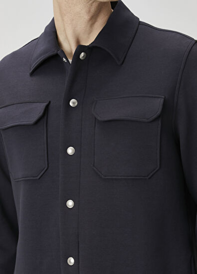 Beymen Club Navy Blue Overshirt - 5