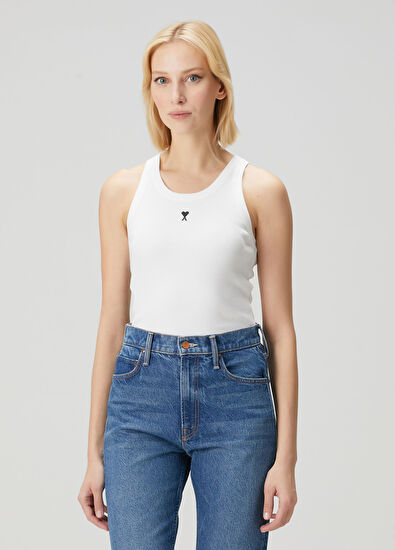 Ami Paris White Tank Top - 3