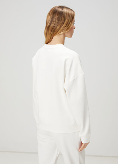 Beymen Club White Sweatshirt - 4