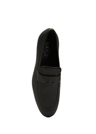 Siyah Erkek Deri Loafer - Görsel 5