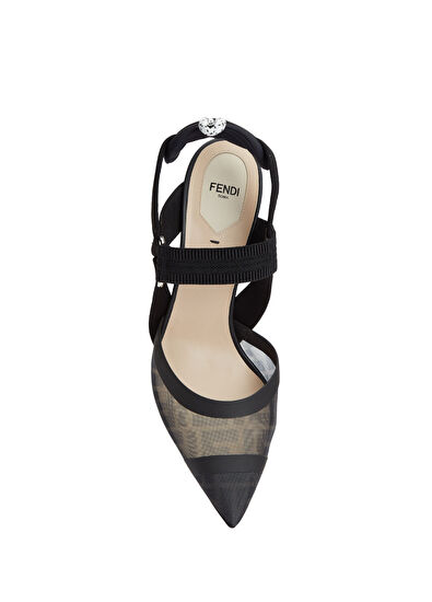 Fendi Calibri Black Heels - 4