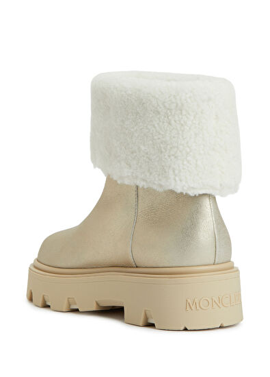 Moncler Aurea Silver Kadın Süet Bot - 3