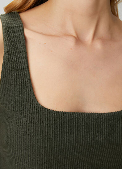 Beymen Club Koyu Haki Cropped Atlet - 6