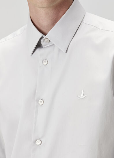 Beymen Club Slim Fit Grey Shirt - 6