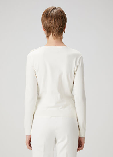 Beymen Club Ecru Basic Sweater - 4