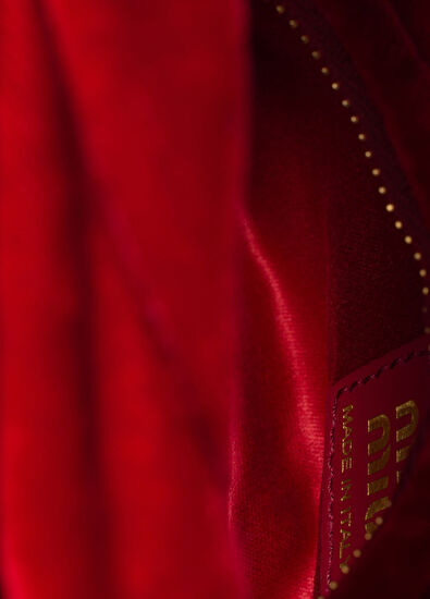 Miu Miu Wander Matelassé Kırmızı Kadife Kadın Mini El Çantası - 6