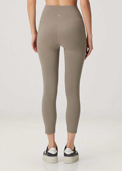Align High Rise Crop Haki Tayt - Görsel 6