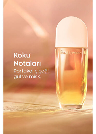 Elizabeth Arden Sunflowers EDT Spray 100 ml + Perfumed Body Lotion 100 ml Kadın Parfüm Seti - 4