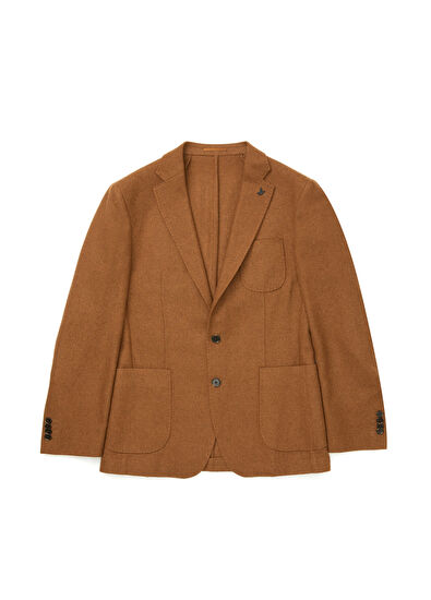 Beymen Club Taba Kalın Flanel Yün Ceket - 11