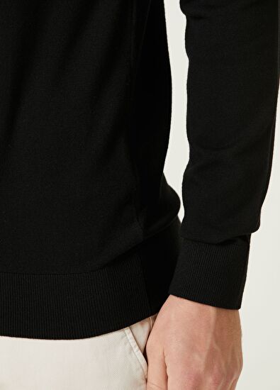 Beymen Club Siyah Yarım Balıkçı Yaka Basic Kazak - 7