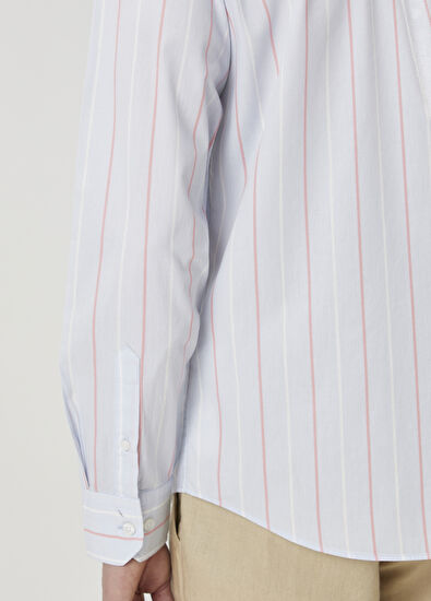 Beymen Club Slim Fit Çizgili Gömlek - 7