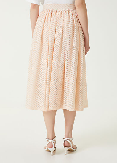 Beymen Club Pudra Midi Etek - 5