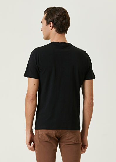 Beymen Club Siyah Flamlı T-shirt - 5