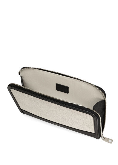 Dolce&Gabbana Atene Siyah Krem Erkek El Portföyü - 4