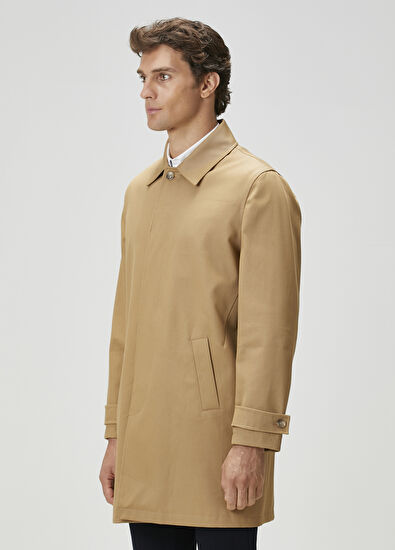 Beymen Club Camel Overcoat - 5