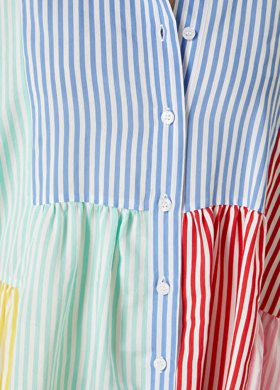 Beymen Club Çok Renkli Mini Elbise - 5