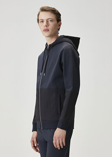 Beymen Club Lacivert Kapüşonlu Hırka - 5