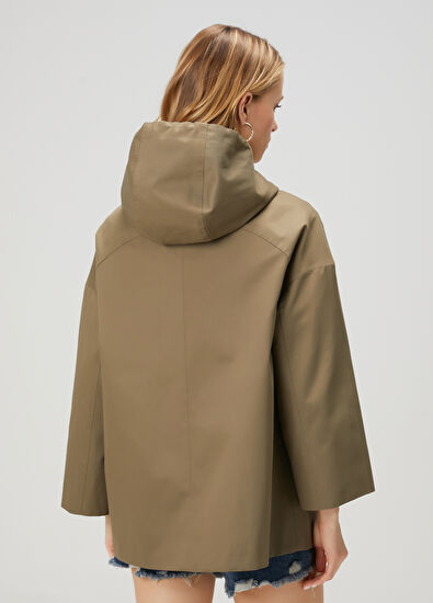 Beymen Club Haki Taşlı Logolu Kaban - 6