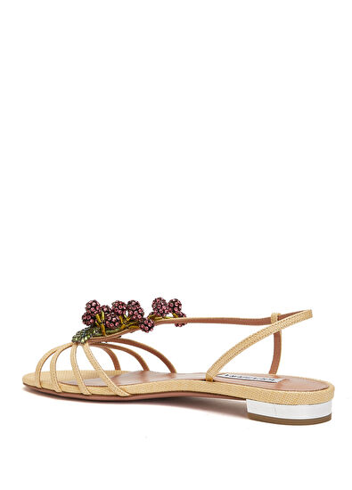 Raspberry Punch Naturel Kadın Sandalet - Görsel 4