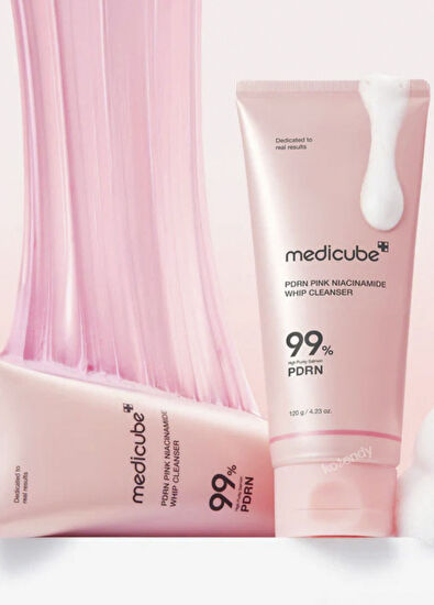 Medicube PDRN Pink Niacineamide Whip Cleanser Arındırıcı Yüz Temizleme Köpüğü 120 gr - 5