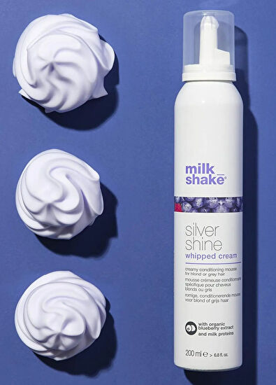 Milk Shake Silver Shine Conditioning Whipped Cream Sarı ve Gri Saçlar İçin Bakım Köpüğü 200 ml - 4