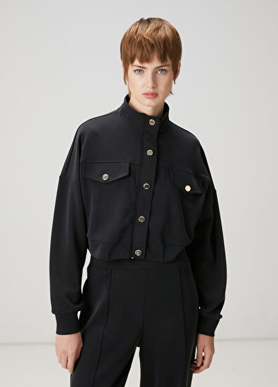 Beymen Club Siyah Ceket Formlu Sweatshirt - 3