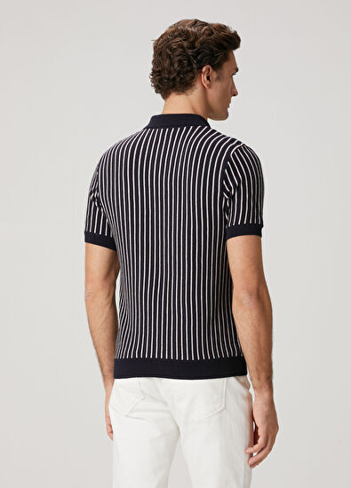 Beymen Club Lacivert Polo Yaka Triko - 5