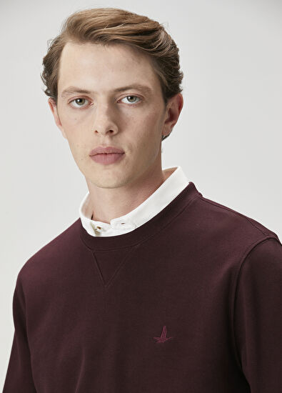 Beymen Club Plum Basic Sweatshirt - 7